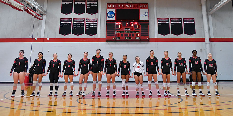 Roberts Wesleyan University Volleyball Team